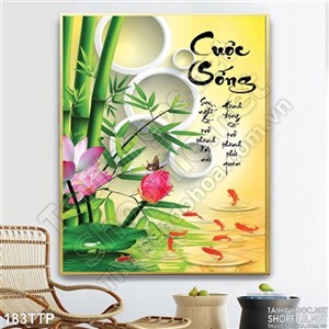 Tranh thư pháp ý nghĩa cuộc sống