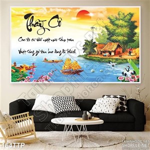 Tranh thư pháp về thầy cô