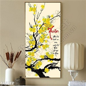 Tranh thư pháp chúc xuân