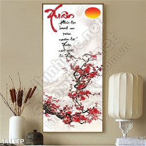 Tranh thư pháp chúc tết