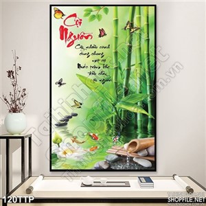 Tranh thư pháp về cội nguồn