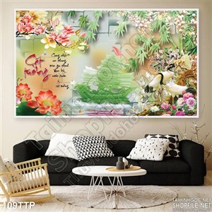 Tranh thư pháp chữ cát tường