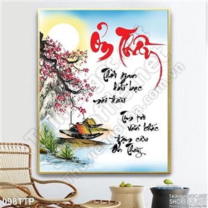 Tranh thư pháp ơn thầy