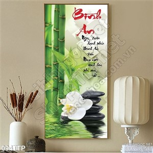 Tranh thư pháp chữ bình an