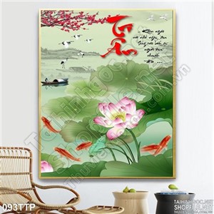 Tranh thư pháp tri ân