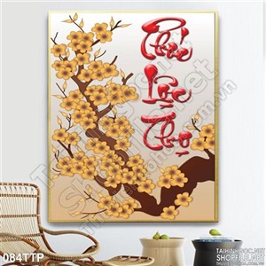 Tranh thư pháp phúc lộc thọ