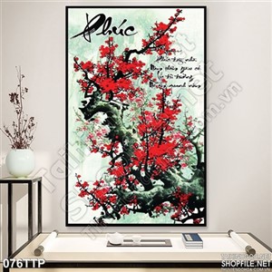 Tranh thư pháp chữ phúc