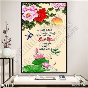 Tranh thư pháp đẹp ý nghĩa