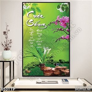 Tranh thư pháp nghệ thuật treo tường