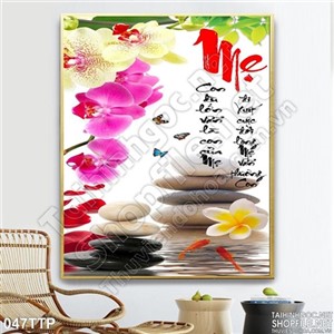 Tranh thư pháp về mẹ