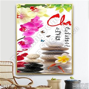 Tranh thư pháp về cha