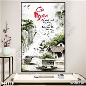 Tranh thư pháp treo tường