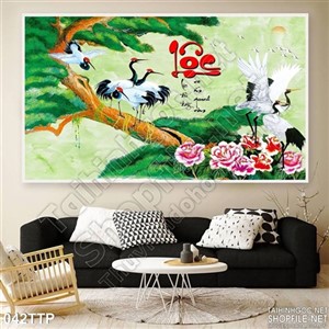 Tranh thư pháp chữ lộc