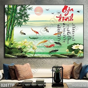 Tranh thư pháp treo tường