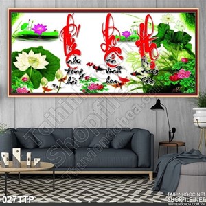 Tranh thư pháp phúc lộc thọ