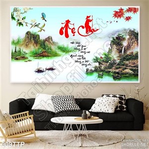 Tranh tranh thư pháp câu đối