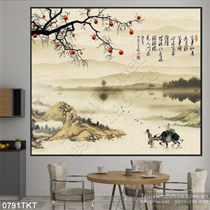 Tranh thư pháp nghệ thuật treo tường