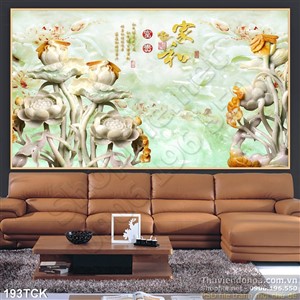 Tranh hoa sen, cá chép nghệ thuật thư pháp Tranh hoa sen, cá chép nghệ thuật thư pháp