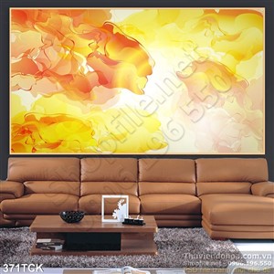 Tranh hoa sen, cá chép dán tường đẹp Tranh hoa sen, cá chép dán tường đẹp