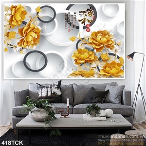 Tranh hoa sen, cá chép kim tiền Tranh hoa sen, cá chép kim tiền