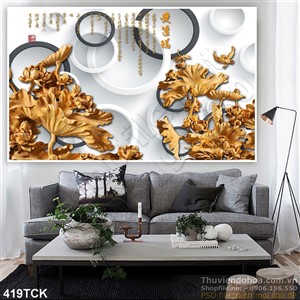 Tranh hoa sen, cá chép điêu khắc gỗ Tranh hoa sen, cá chép điêu khắc gỗ