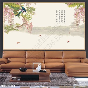 Tranh thư pháp phong cảnh