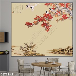 Tranh thư pháp phong cảnh