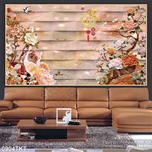 Tranh thư pháp ỉa ngọc phong thủy