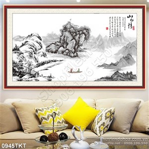 Tranh thư pháp phong thủy