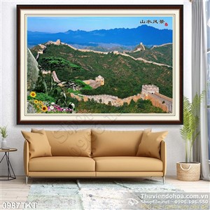 Tranh thư pháp phong cảnh