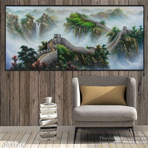 Tranh thư pháp vạn lý trường thành