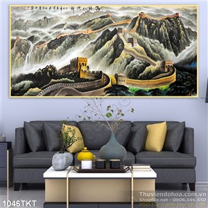 Tranh thư pháp nghệ thuật phong thủy