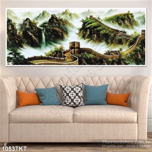 Tranh thư pháp phong cảnh