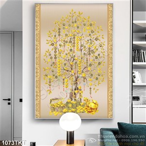 Tranh kim tiền thần tài