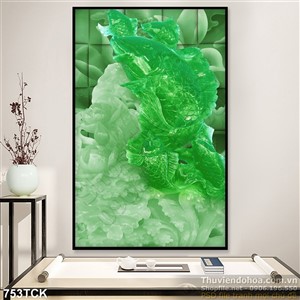 Tranh giả ngọc 3d Tranh giả ngọc 3d