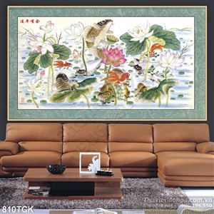 Tranh vẽ in uv cá chép đẹp Tranh vẽ in uv cá chép đẹp