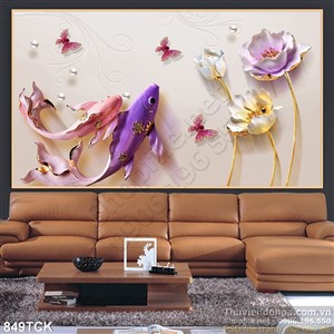 Tranh giả ngọc 3d lụa đẹp Tranh giả ngọc 3d lụa đẹp