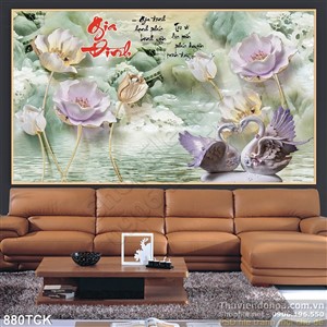 Tranh  giả ngọc gia đình đẹp psd Tranh  giả ngọc gia đình đẹp psd