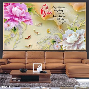 Tranh cội nguồn hoa mẫu đơn giả ngọc Tranh cội nguồn hoa mẫu đơn giả ngọc