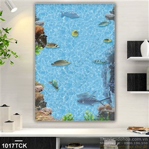 Tranh khổ dọc hồ nước trong Tranh khổ dọc hồ nước trong