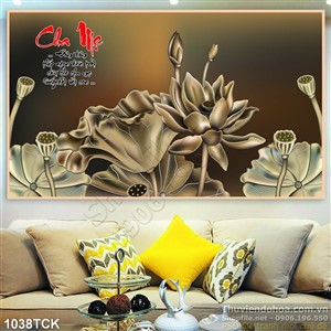 Tranh hoa sen nhủ đồng đẹp cha ma Tranh hoa sen nhủ đồng đẹp cha ma