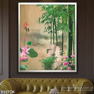 Tranh hoa sen, cá chép thư pháp đẹp Tranh hoa sen, cá chép thư pháp đẹp