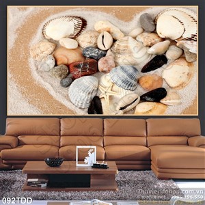 Tranh Đại Dương, cá heo 3D in gạch đẹp