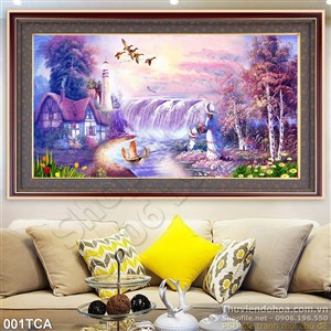 Tranh Sơn Dầu Châu Âu phong cảnh