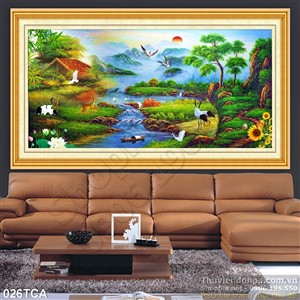 Tranh Sơn Dầu Châu Âu thiên nhiên