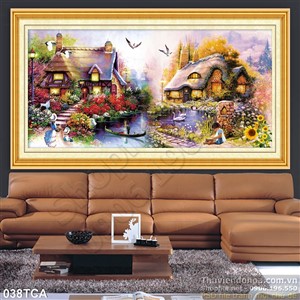 Tranh Sơn Dầu Châu Âu treo tường