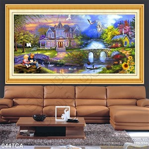 Tranh Sơn Dầu Châu Âu phong cảnh