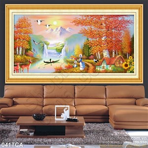 Tranh Sơn Dầu Châu Âu phong cảnh đẹp