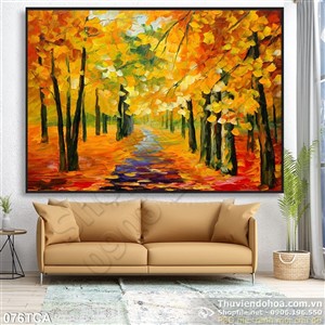 Tranh Sơn Dầu Châu Âu con đường