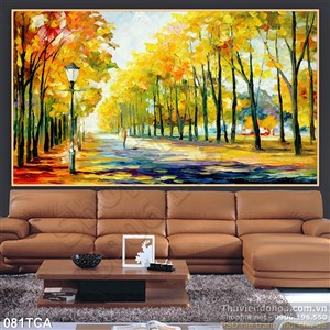 Tranh Sơn Dầu Châu Âu con đường